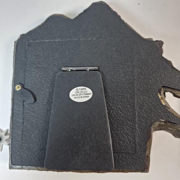 Rustic Western set of 2 Wild Horses Vintage Frames Unlimited 3x3 picture frames - Picture 10 of 13